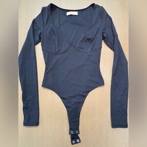 Black Long Sleeve Bodysuit